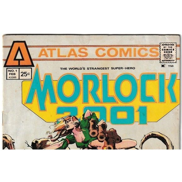 Atlas Comics Morlock 2001 #1 Feb The Worlds Strangest Super Hero Comic Book - Picture 3 of 6